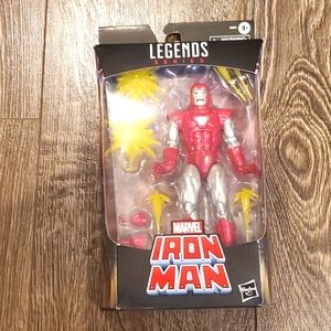 🚩Hasbro Marvel Legends Series Iron Man Silver Centurion 6 inch Action Figure
